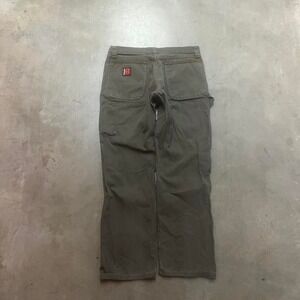 Wrangler Riggs men's‎ brown carpenter pants canvas workwear loop 33